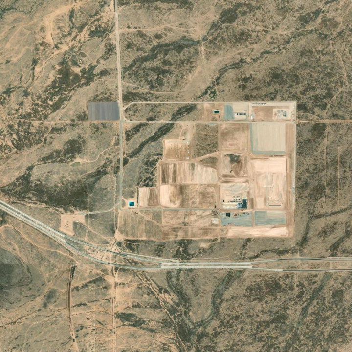 Captured bound() outline of a site